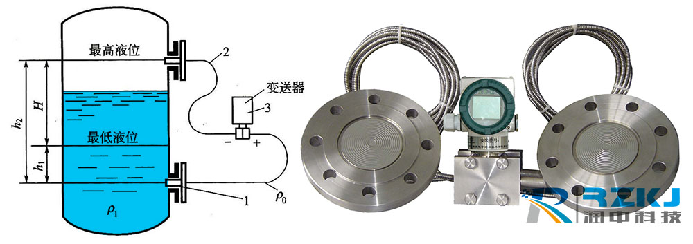 双法兰液位变送器